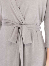 Plunge Tie Front Night Dress - Trendsi - Flyclothing LLC