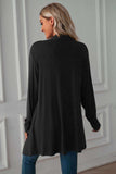 Open Front Long Sleeve Cardigan - Trendsi - Flyclothing LLC