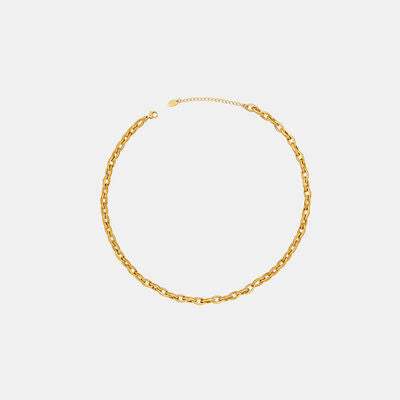 Titanium Steel Chain Necklace - Trendsi - Flyclothing LLC