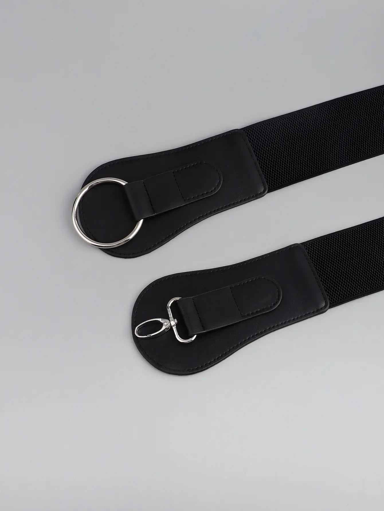 PU Elastic Wide Belt - Trendsi - Flyclothing LLC