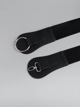 PU Elastic Wide Belt - Trendsi - Flyclothing LLC