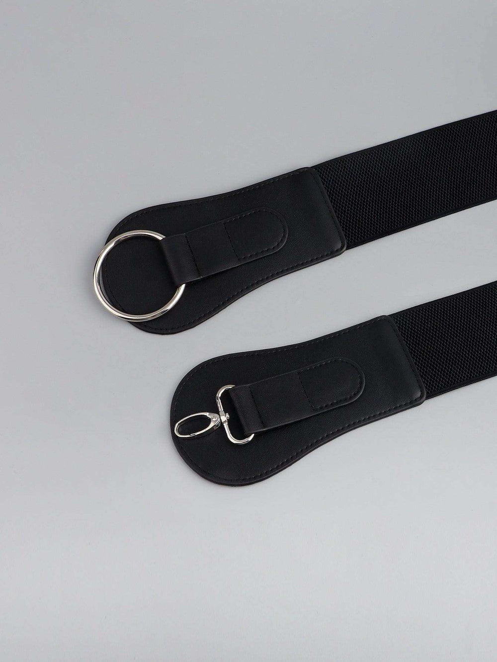 PU Elastic Wide Belt - Trendsi - Flyclothing LLC