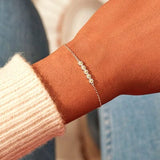 Daisy Shape Spring Ring Closure Bracelet - Trendsi