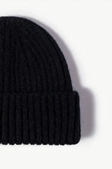 Rib-Knit Cuff Beanie - Trendsi - Flyclothing LLC