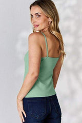 Basic Bae Full Size Round Neck Slim Cami - Trendsi - Flyclothing LLC