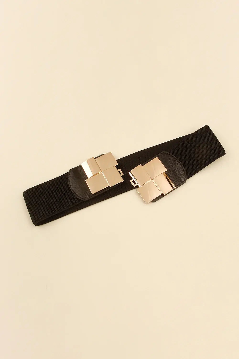 Geometric Buckle Elastic Wide Belt - Trendsi - Flyclothing LLC