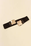 Geometric Buckle Elastic Wide Belt - Trendsi - Flyclothing LLC