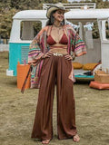 High Waist Wide Leg Pants - Trendsi - Flyclothing LLC