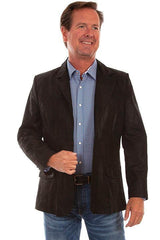 Scully Men's Blazer Black - Scully Leather