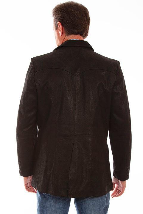 Scully Men's Blazer Black - Scully Leather