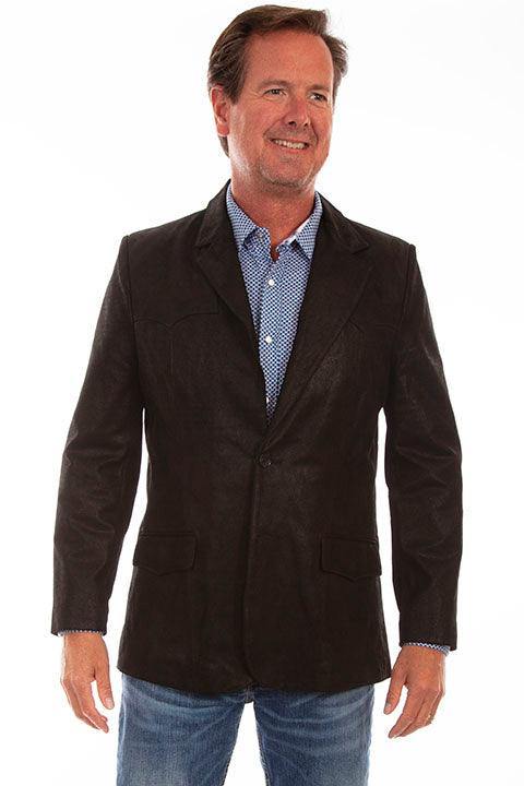 Scully Men's Blazer Black - Scully Leather