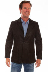 Scully Men's Blazer Black - Scully Leather