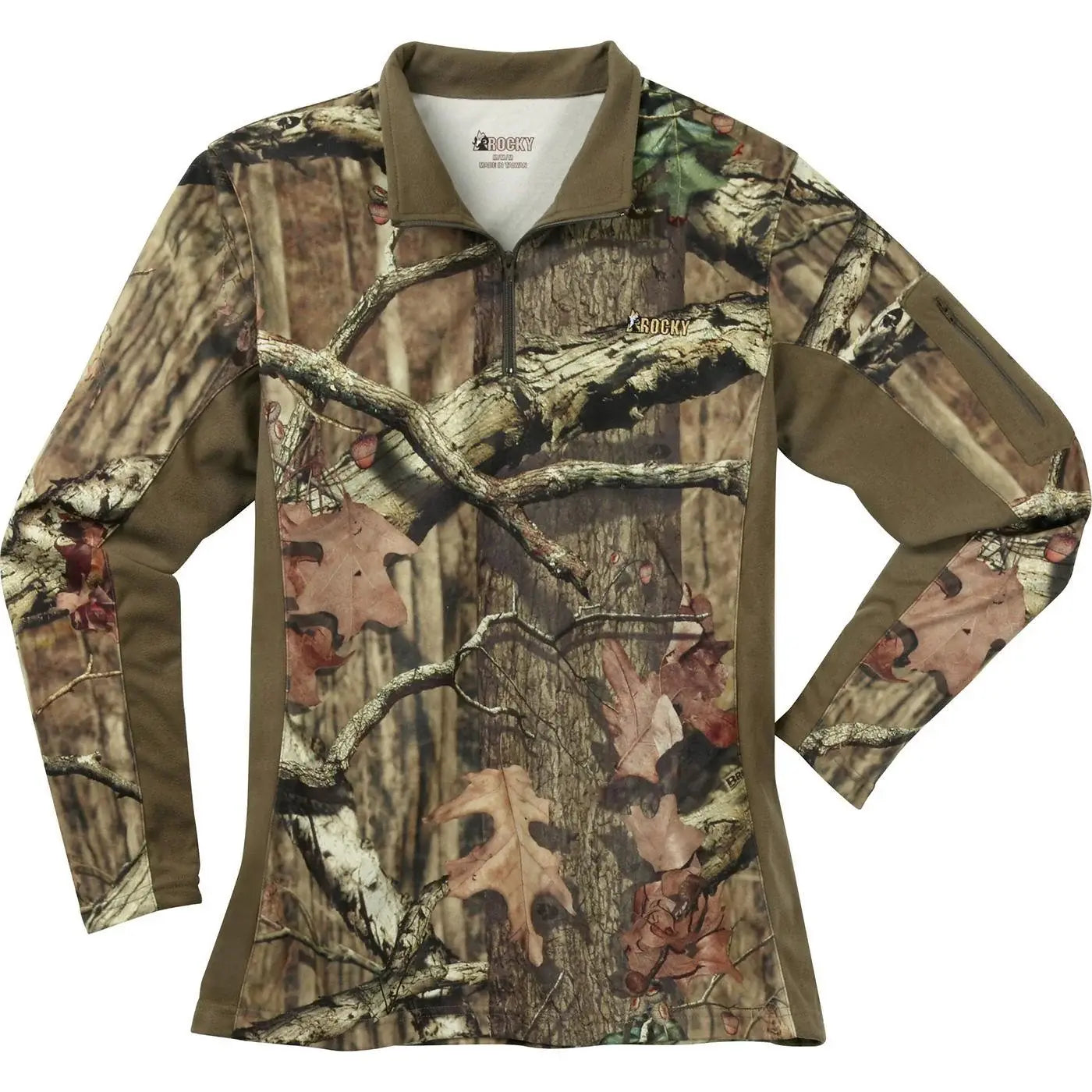 Rocky Women's SilentHunter 1/4 Zip Camo Shirt - Rocky Boots - Flyclothing LLC