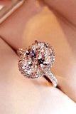 2 Carat Moissanite 18k Platinum-Plated Ring - Trendsi