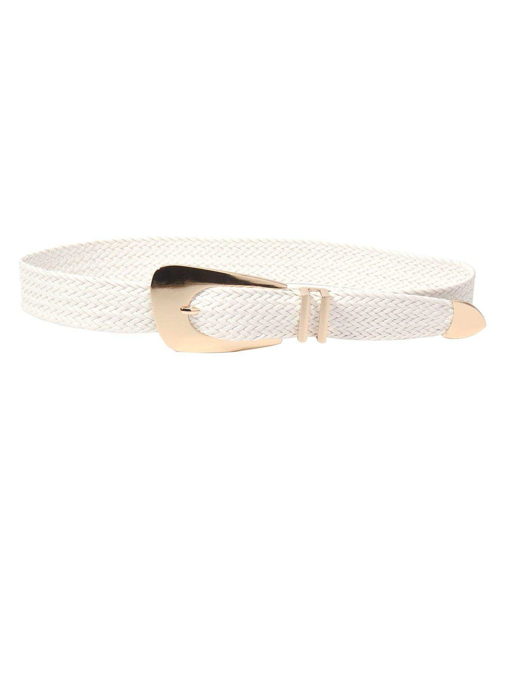 Irregular Buckle Braid Belt - Trendsi - Flyclothing LLC