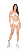 Roma Costume Underboob Cutout Tie Top - Roma Costume