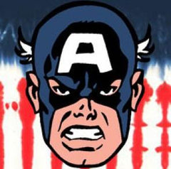 Captain America Vintage Tie-Dye T-Shirt - Flyclothing LLC