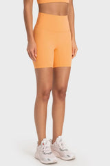 Staying Cozy Wide Waistband Biker Shorts - Trendsi - Flyclothing LLC