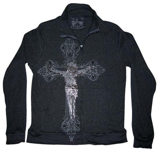 United Rockers Crucifix Jacket - Flyclothing LLC