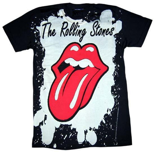 Rolling Stones Bleach Tongue T-Shirt - Flyclothing LLC