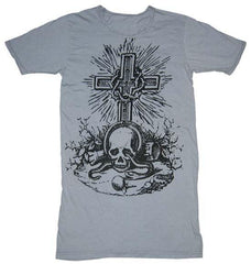 United Rockers Skull Cross T-Shirt - Flyclothing LLC