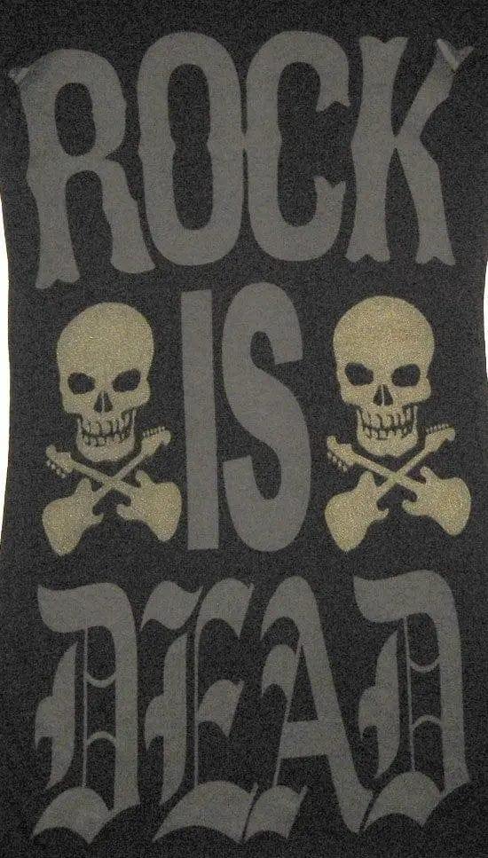 Rock is Dead Tee - Mosquitohead Shirts