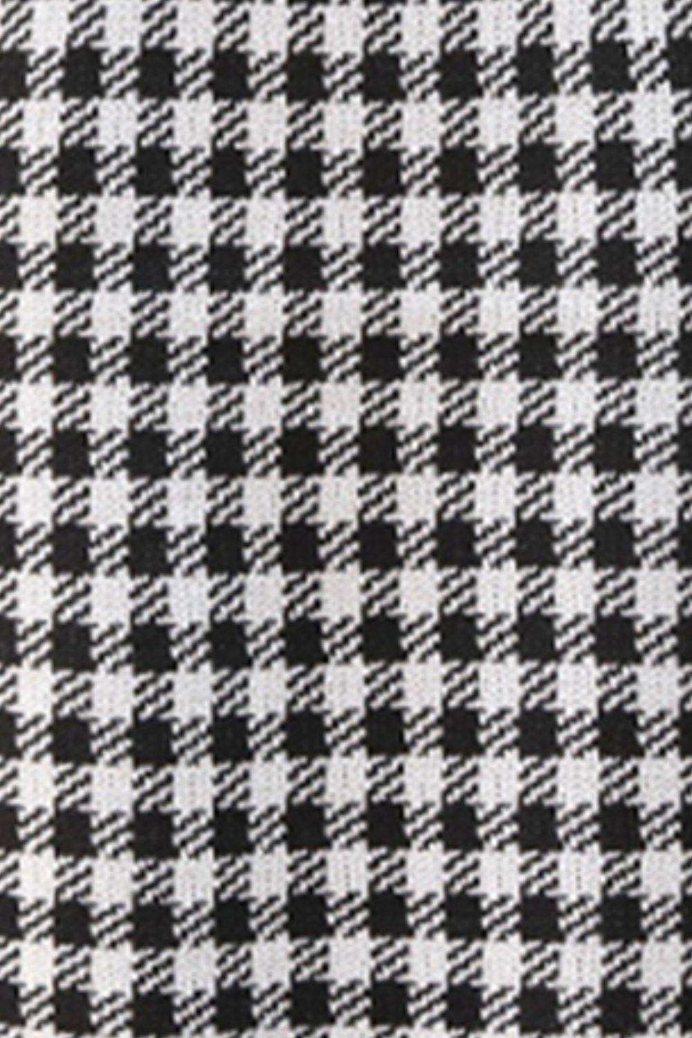 Plaid Round Neck Sleeveless Knit Top - Trendsi - Flyclothing LLC
