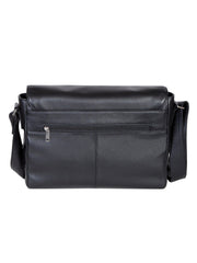 Scully BLACK LAPTOP MESSENGER - Scully Leather