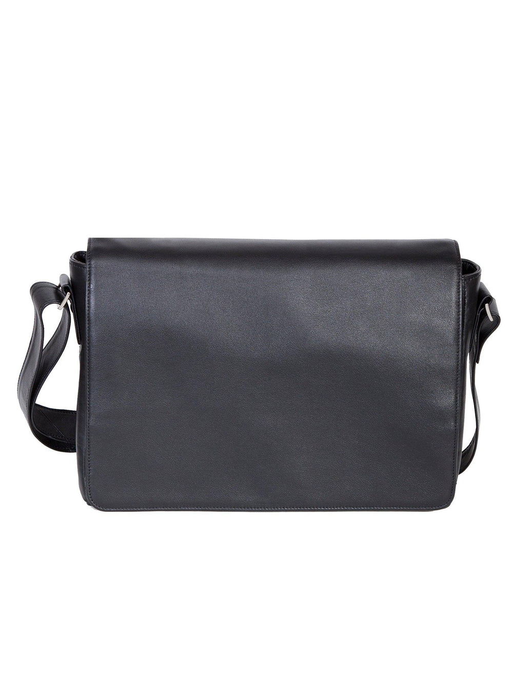 Scully BLACK LAPTOP MESSENGER - Scully Leather