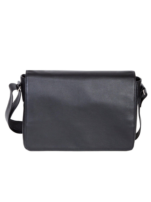 Scully BLACK LAPTOP MESSENGER - Scully Leather