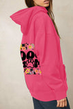 Simply Love Full Size DOG MOM Graphic Hoodie - Trendsi