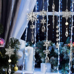10-Piece Acrylic Icicle Ornaments - Trendsi