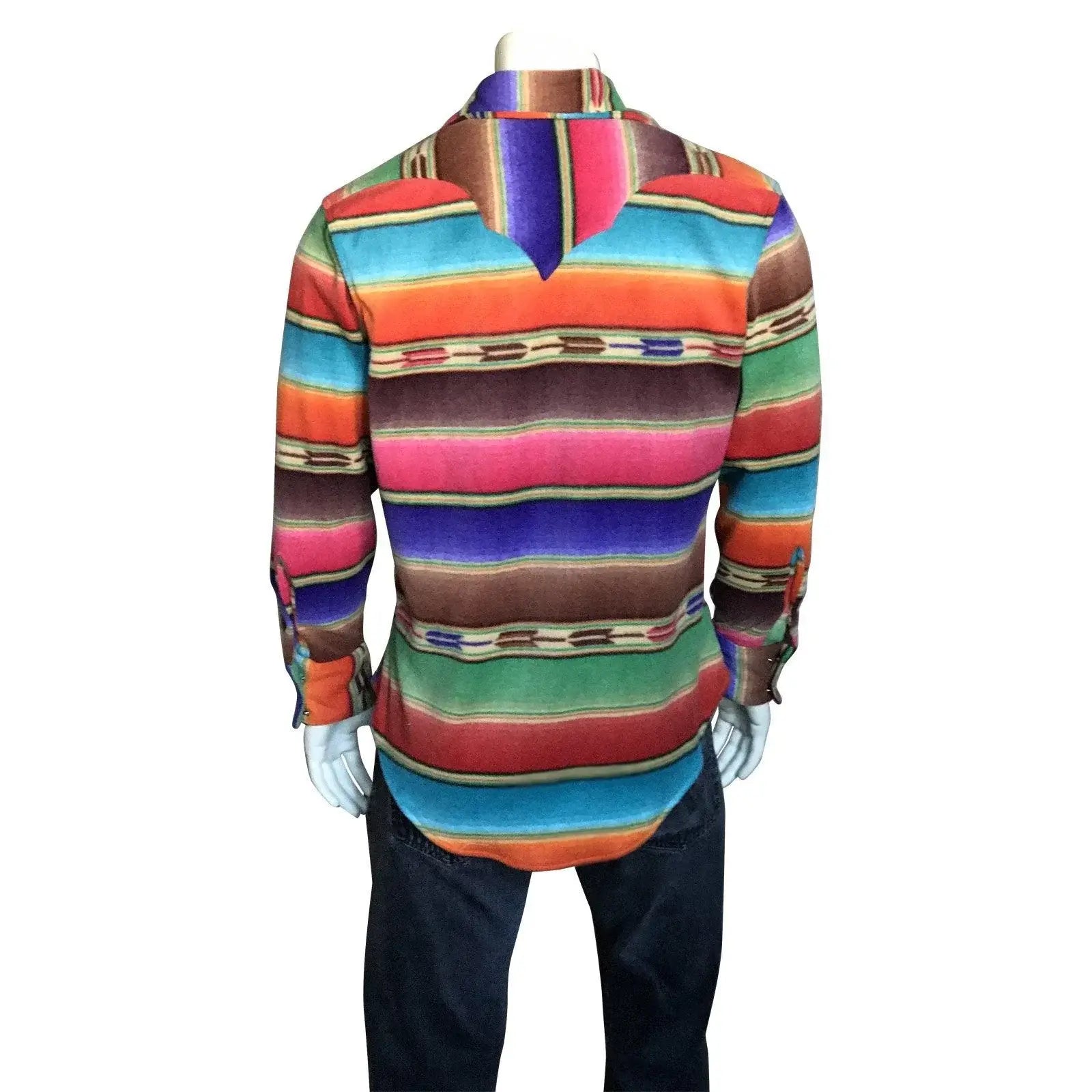 Rockmount Clothing Mens Native Pattern Fleece Western Shirt 6100 Bpp Sml - Rockmount Clothing - Flyclothing LLC