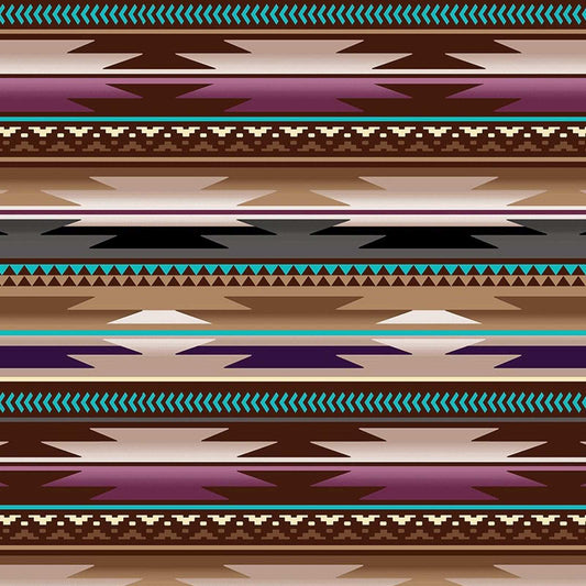 Rockmount Clothing Men's Native Pattern Fleece Western Shirt in Plum - Rockmount Clothing - Flyclothing LLC