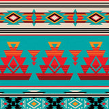 Rockmount Clothing Men's Native Pattern Fleece Western Shirt in Turquoise & Red - Rockmount Clothing