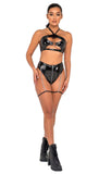 Roma Costume Vinyl Top with Cutout and Ring - Roma Costume - Flyclothing LLC