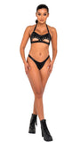 Roma Costume Studded Top with Underboob Cutout - Roma Costume