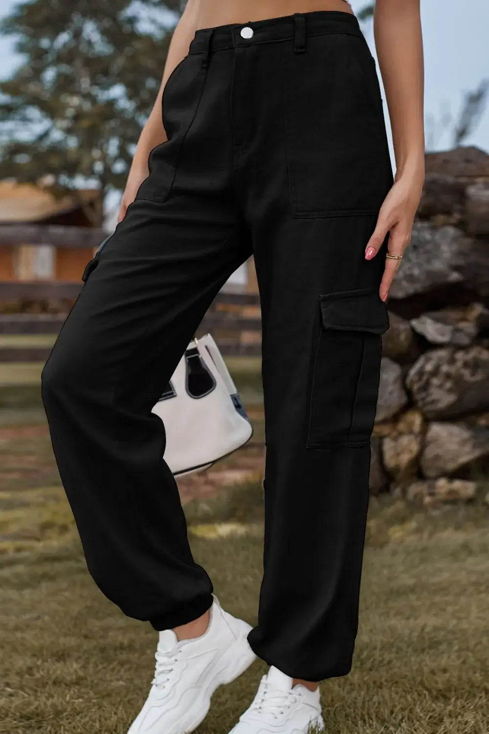Long Jeans with Pocket - Trendsi - Flyclothing LLC