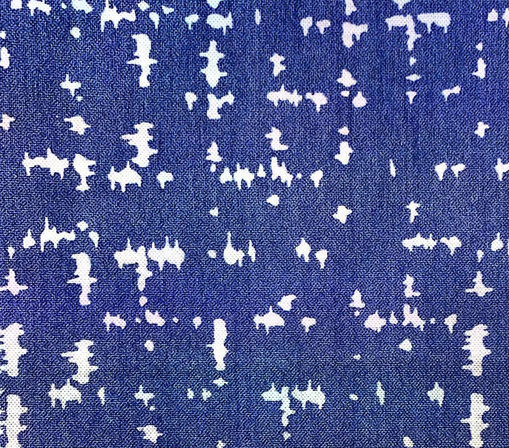 Rockmount Clothing Men's Vintage Blue Ikat Print Western Shirt - Rockmount Clothing - Flyclothing LLC