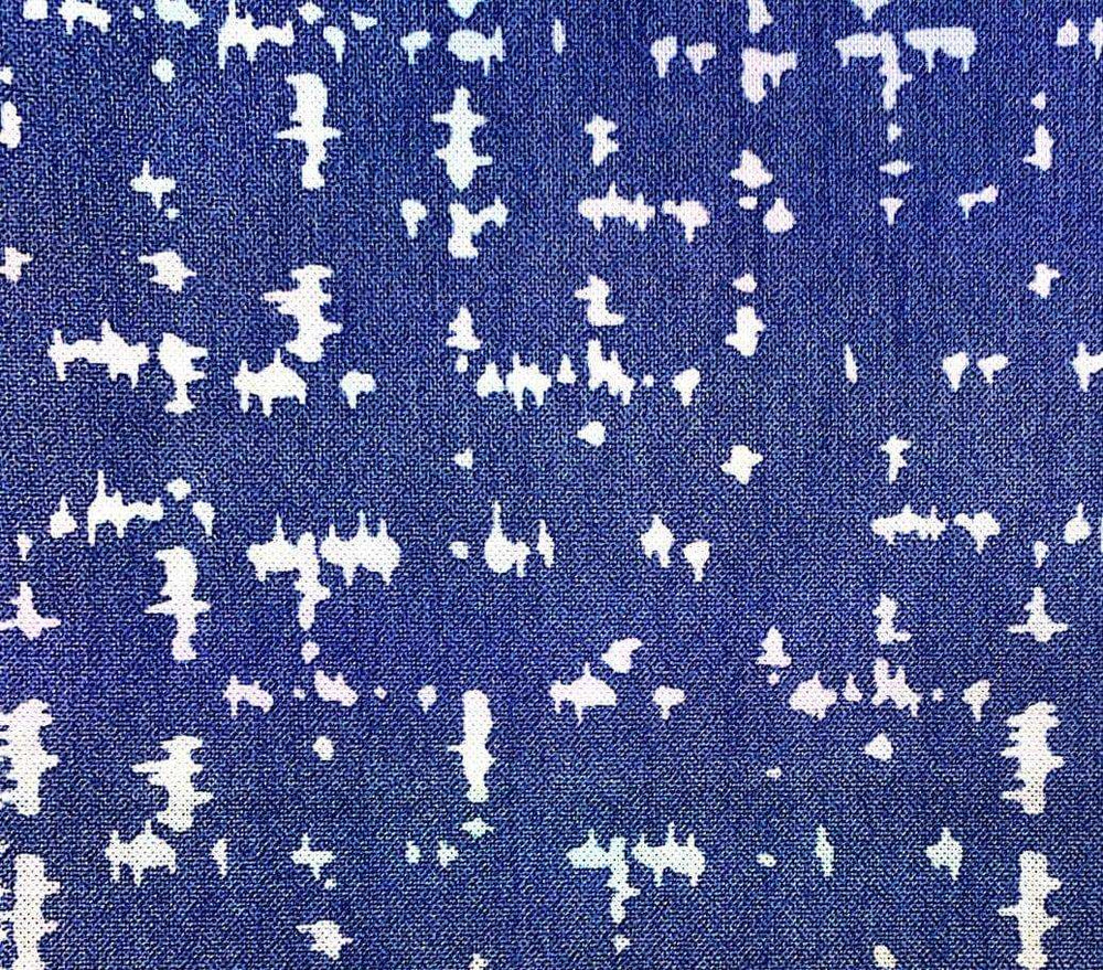 Rockmount Clothing Men's Vintage Blue Ikat Print Western Shirt - Rockmount Clothing - Flyclothing LLC