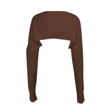 Long Sleeve Knit Bolero - Trendsi - Flyclothing LLC