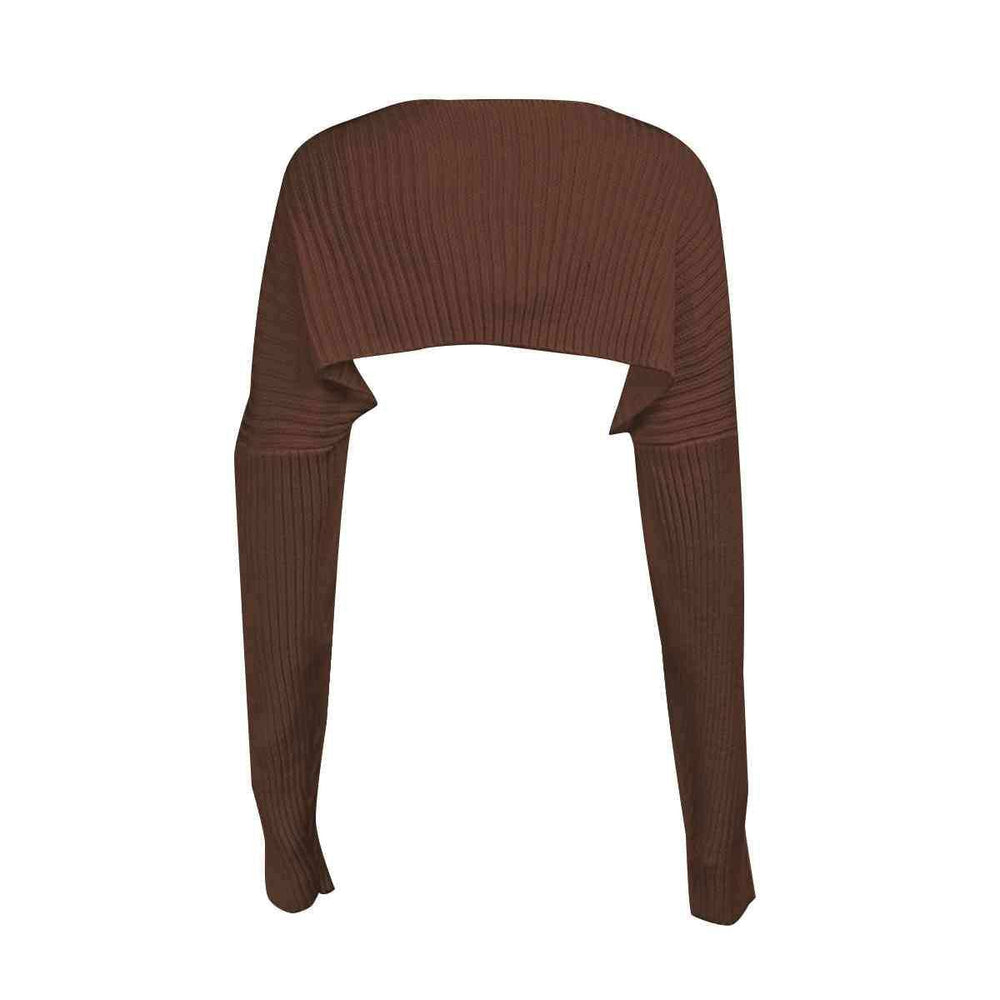Long Sleeve Knit Bolero - Trendsi - Flyclothing LLC
