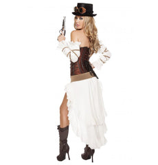 Roma Costume 7pc Sexy Steampunk Babe - Roma Costume