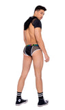 Roma Costume Mens Briefs with Fishnet Panel and LOVE Elastic Band - Roma Costume