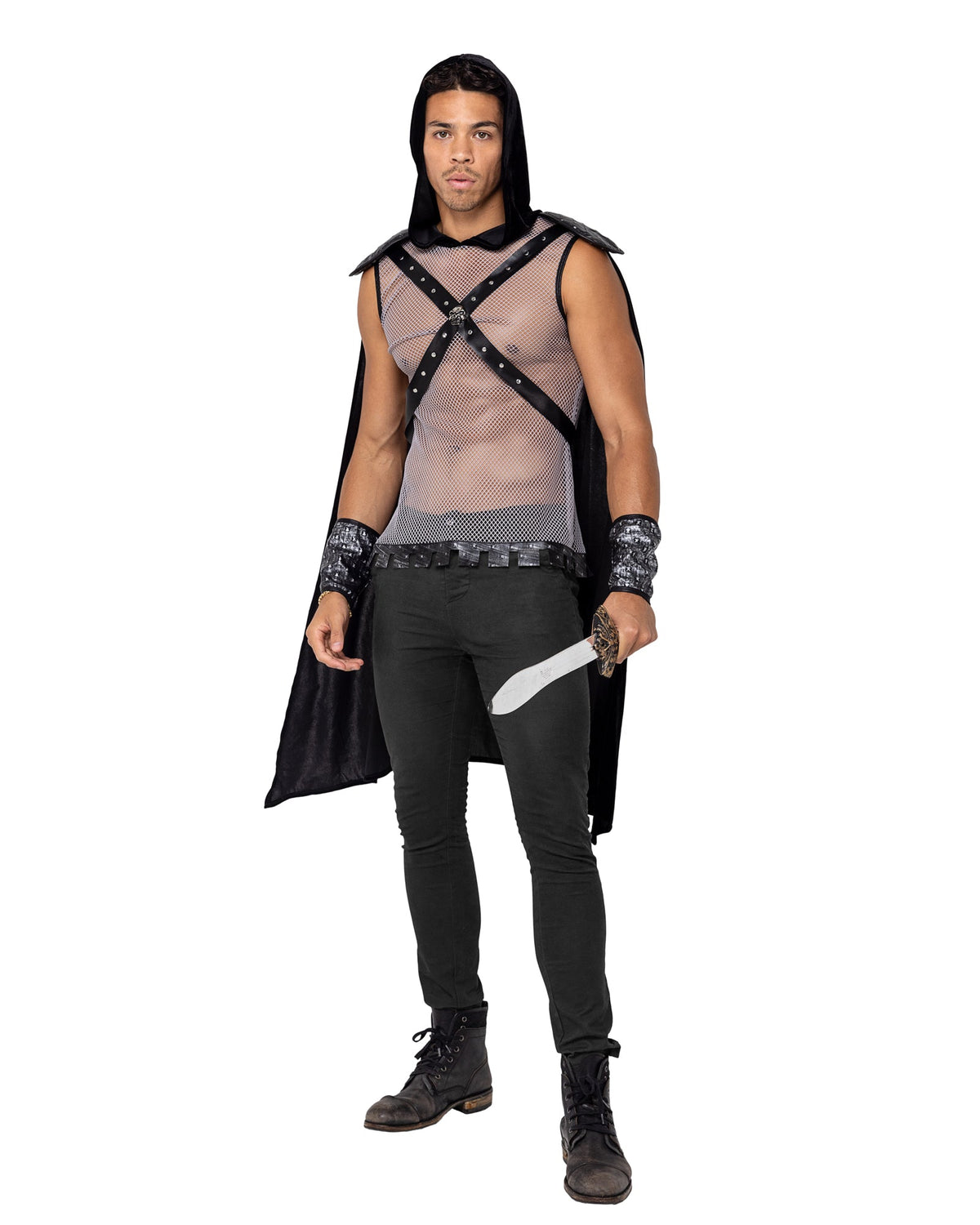 Roma Costume 6166 3PC Mens Dark Realm Warrior