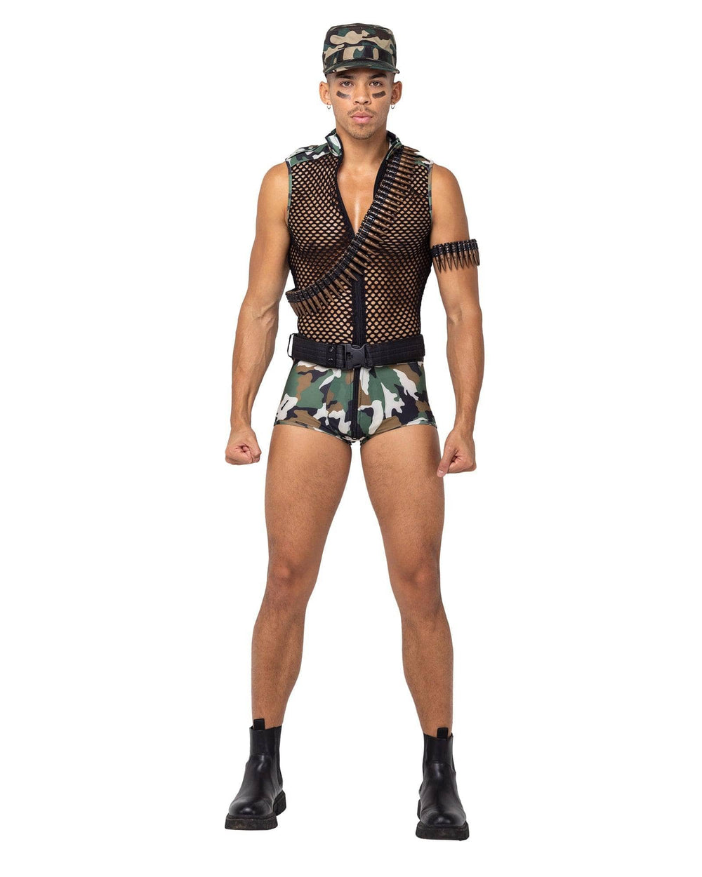 Roma Costume 6175 Mens 3PC Sergeant Stud Army - Roma Costume