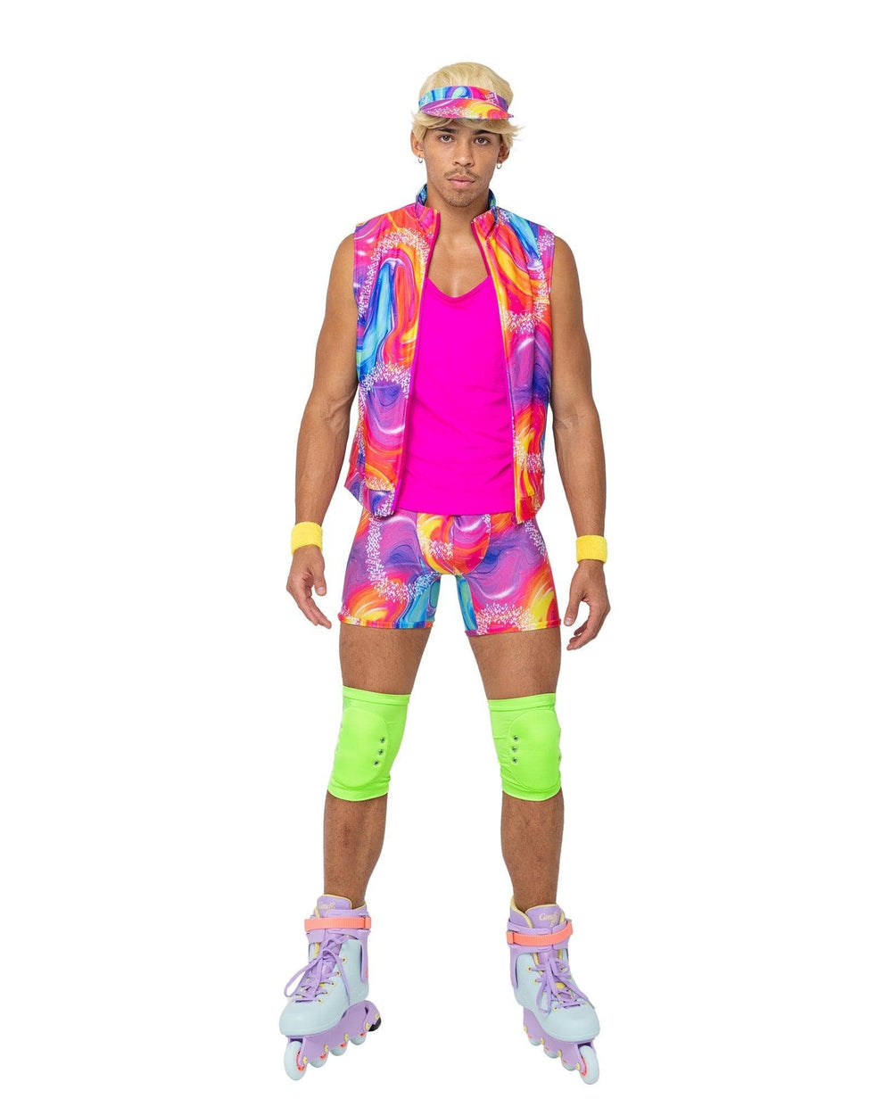 Roma Costume 6189 6PC Mens Retro Rollerblade Stud - Roma Costume