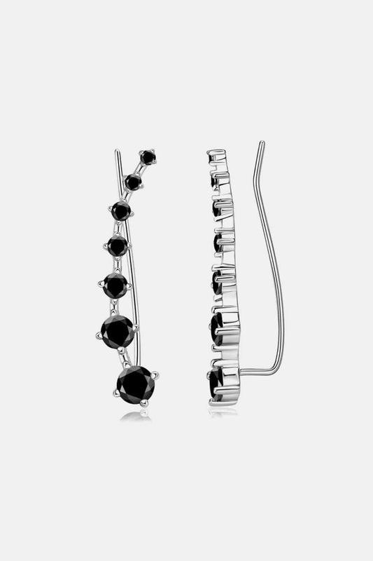 1.9 Carat Moissanite 925 Sterling Silver Earrings - Trendsi