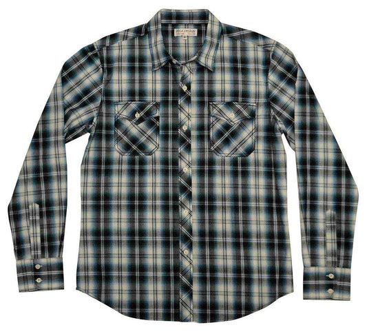 Pila Design Teal Plaid Shirt - Flyclothing LLC