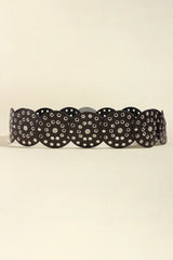 Vintage PU Leather Wide Belt - Trendsi - Flyclothing LLC